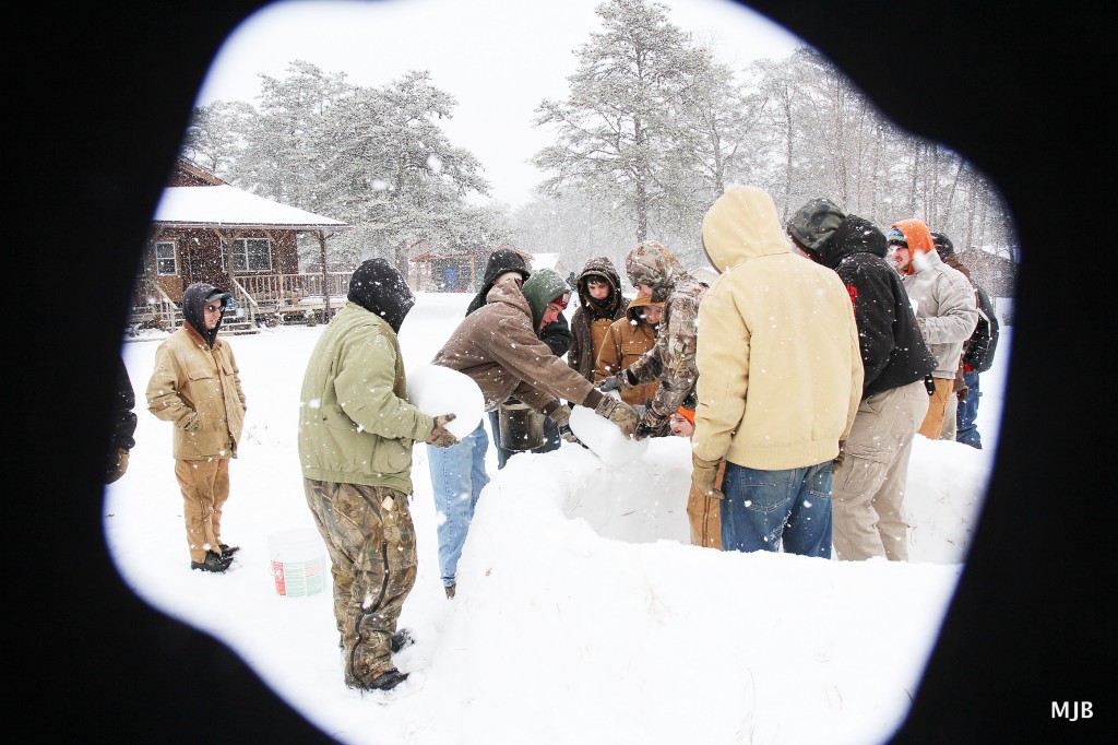 building an igloo