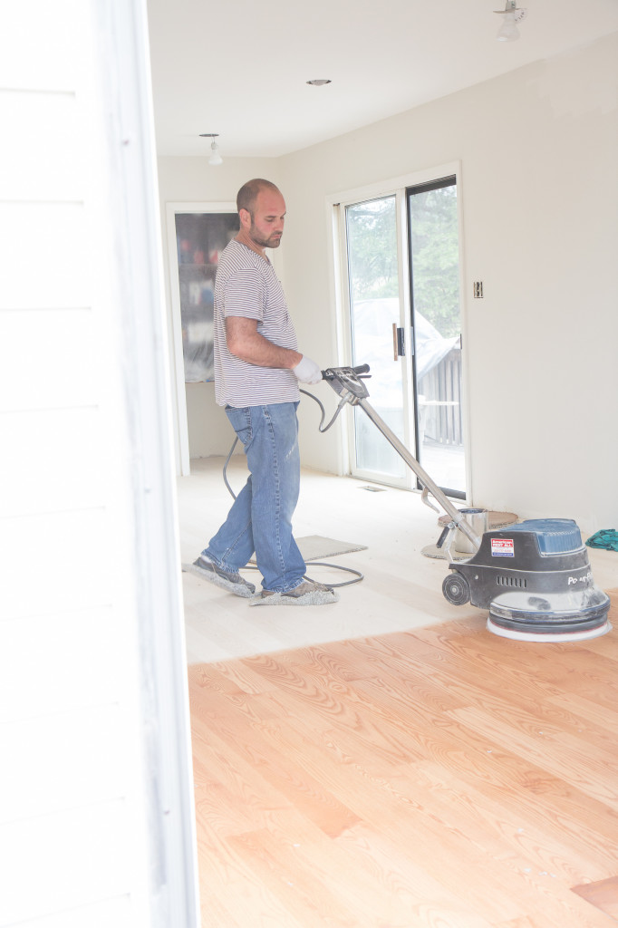 white ash flooring